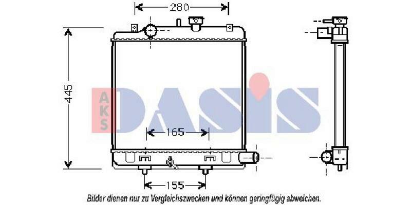 AKS DASIS Radiator, engine cooling