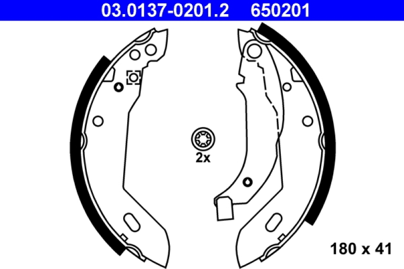 ATE Brake Shoe Set