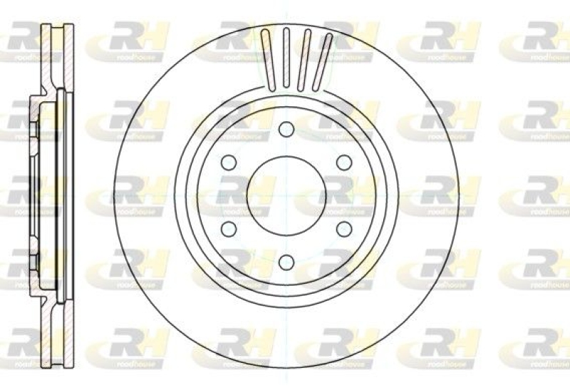 2x ROADHOUSE Bremsscheibe