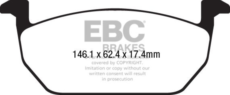 EBC Brakes Brake Pad Set, disc brake