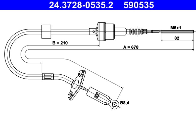 ATE Clutch Cable