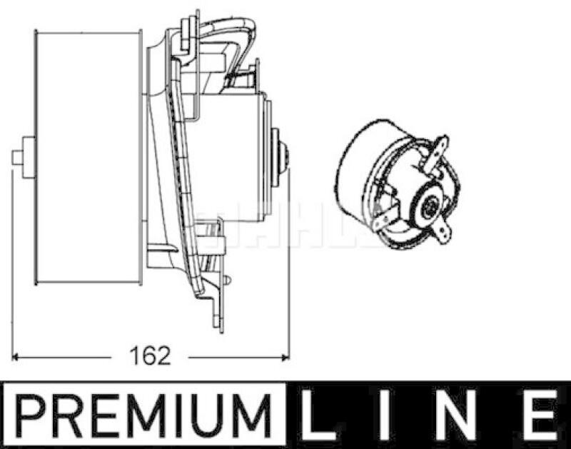 MAHLE Interior Blower BEHR *** PREMIUM LINE ***