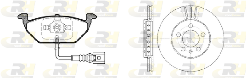 ROADHOUSE Bremsensatz, Scheibenbremse Dual Kit