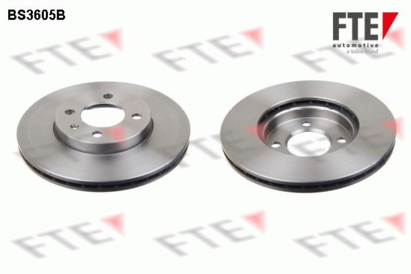 2x FTE Bremsscheibe COATED RANGE