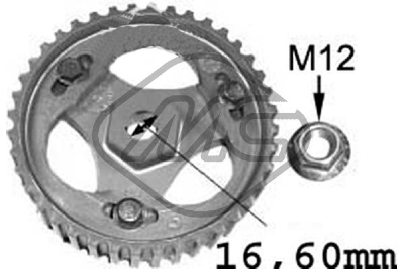 Metalcaucho Zahnrad, Einspritzpumpe