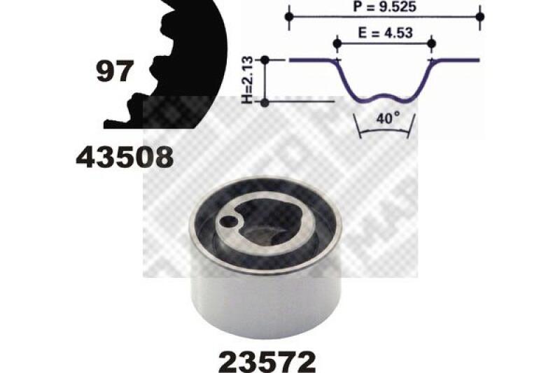 MAPCO Timing Belt Set