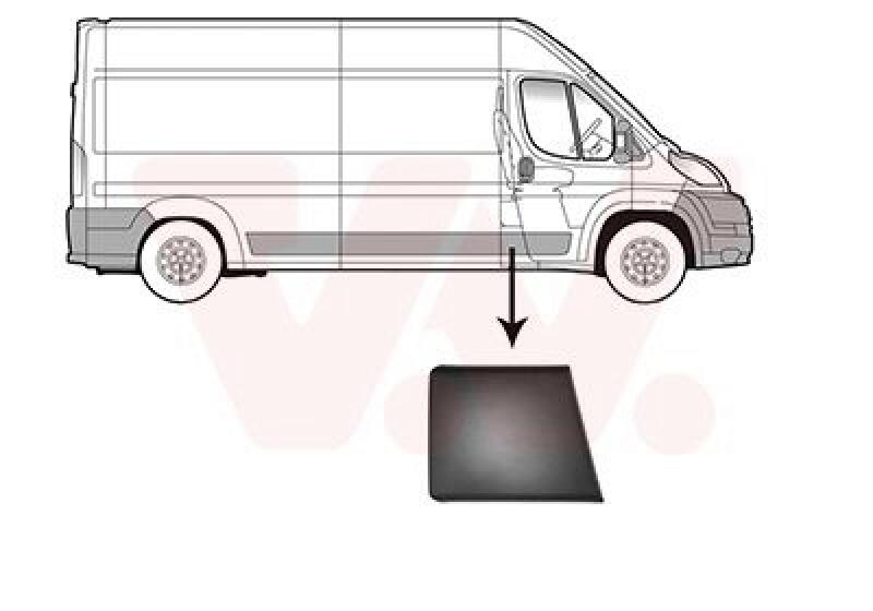 VAN WEZEL Trim/Protective Strip, sidewall