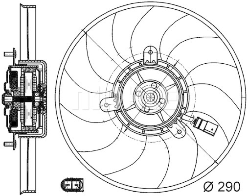 MAHLE Lüfter, Motorkühlung BEHR