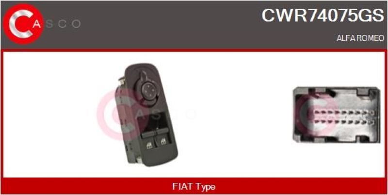 CASCO Switch, window regulator