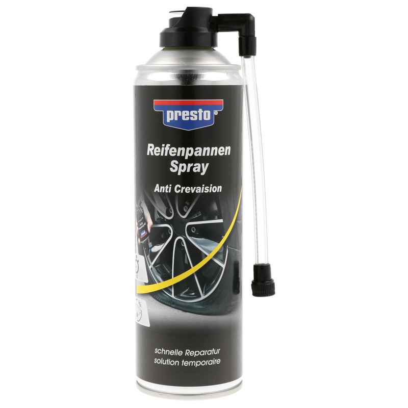 2x PRESTO Dichtstoff Reifenpannenspray Pannenhilfe Reifen Dichtmittel 500ml