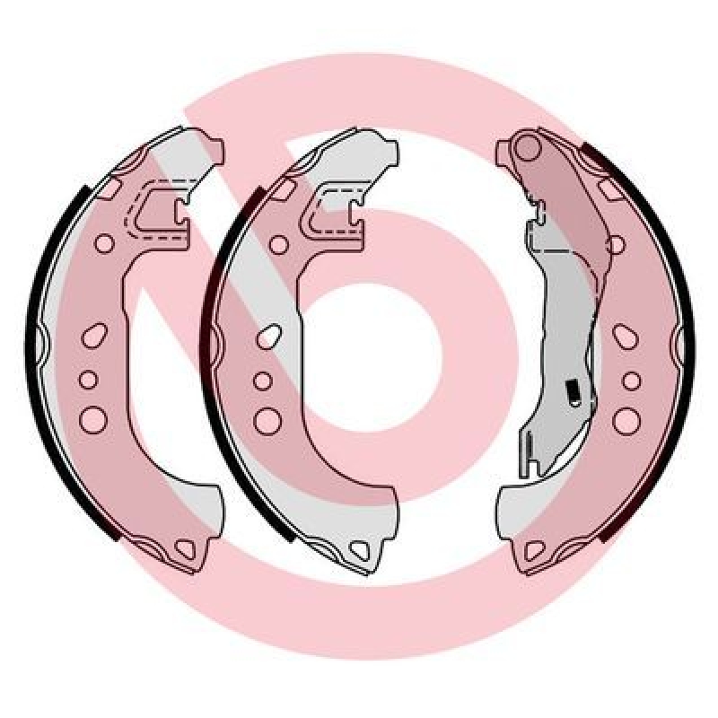 BREMBO Bremsbackensatz ESSENTIAL LINE