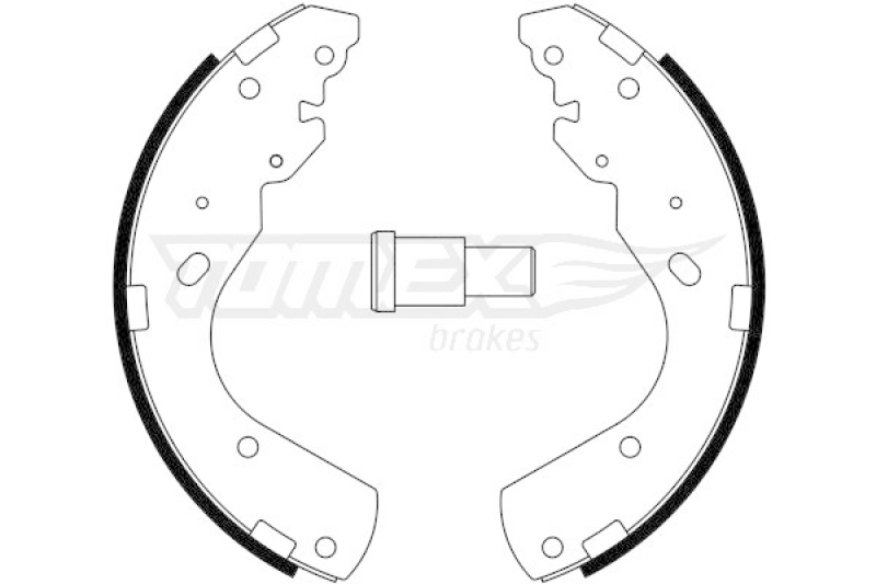 TOMEX Brakes Bremsbackensatz