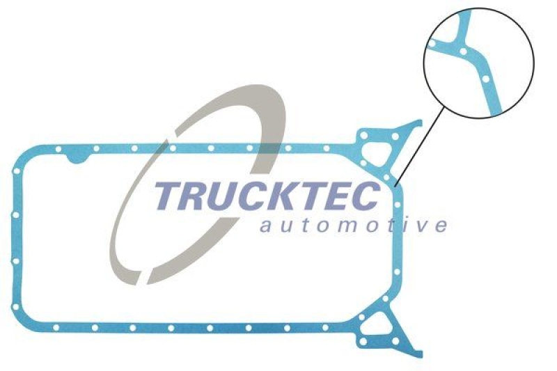 TRUCKTEC AUTOMOTIVE Gasket, oil sump