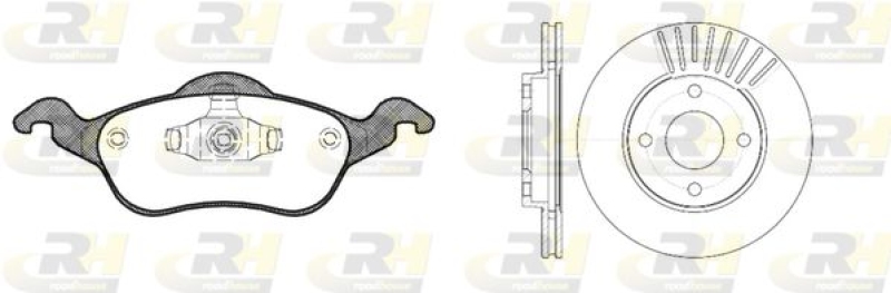 ROADHOUSE Brake Set, disc brake Dual Kit