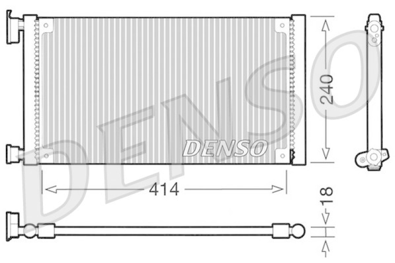 DENSO Condenser, air conditioning