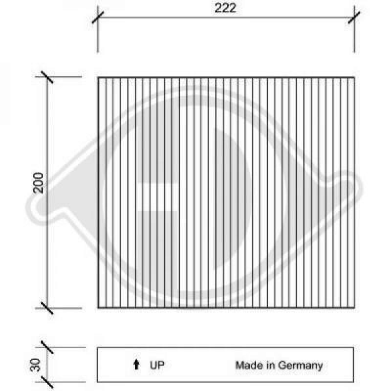 DIEDERICHS Filter, Innenraumluft DIEDERICHS Climate