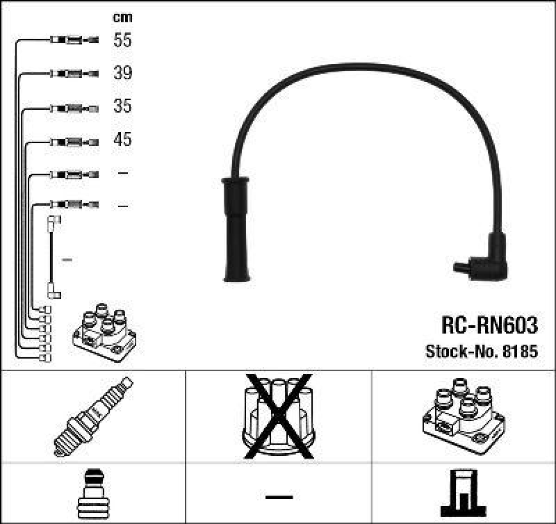 NGK Ignition Cable Kit