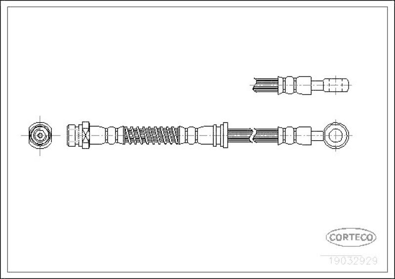 CORTECO Brake Hose