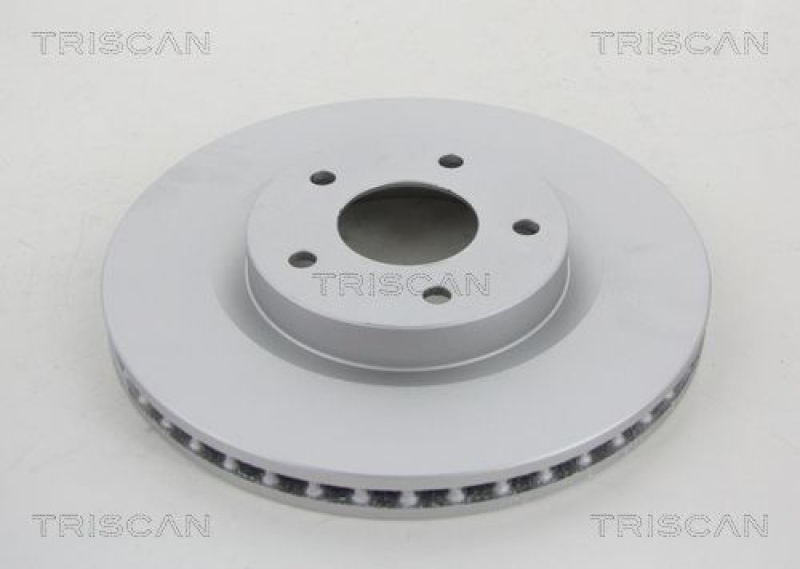 2x TRISCAN Brake Disc COATED