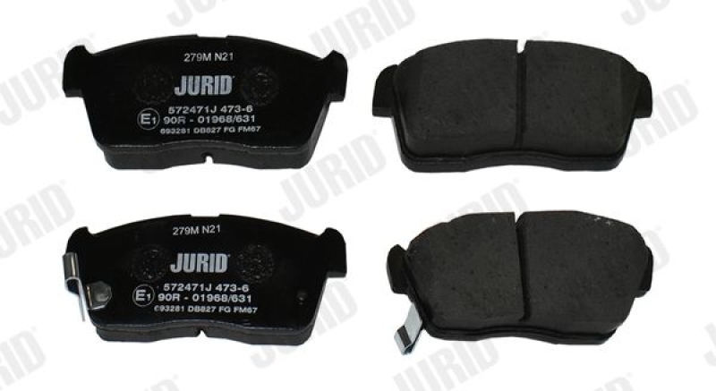 JURID Brake Pad Set, disc brake
