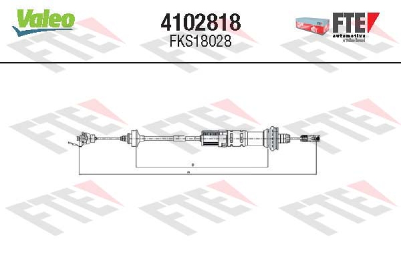 VALEO Seilzug, Kupplungsbetätigung FTE CLUTCH ACTUATION