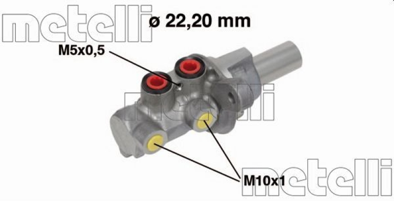 METELLI Brake Master Cylinder