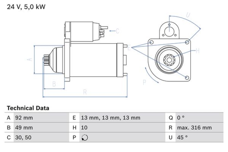 BOSCH Starter