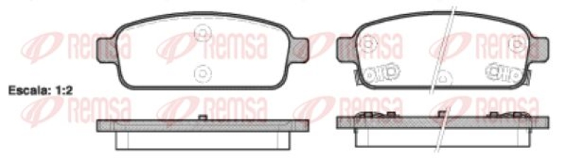 KAWE Brake Pad Set, disc brake