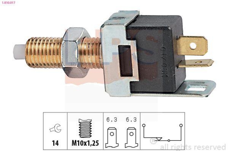 EPS Bremslichtschalter Made in Italy - OE Equivalent