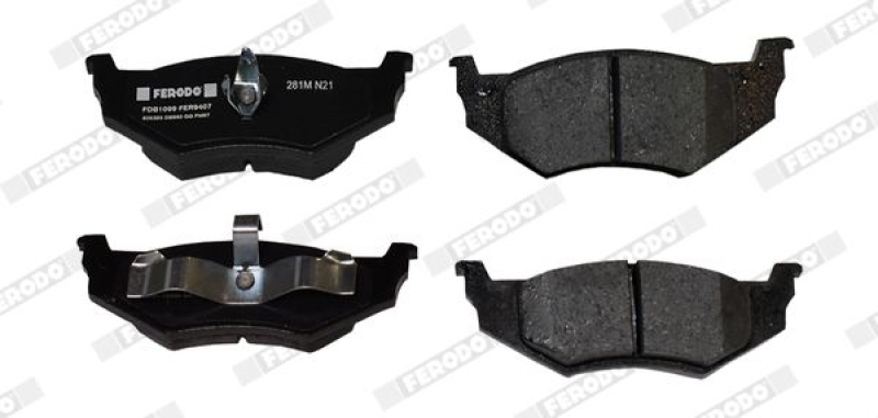 FERODO Brake Pad Set, disc brake PREMIER