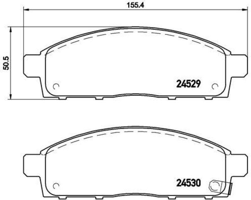 2x Brembo Bremscheibe Ø294mm + Beläge vorne passend für MITSUBISHI L200, TRITON