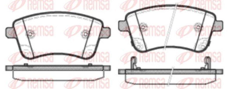 KAWE Brake Pad Set, disc brake