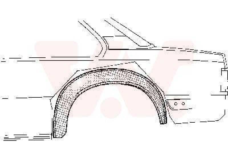 VAN WEZEL Mudguard