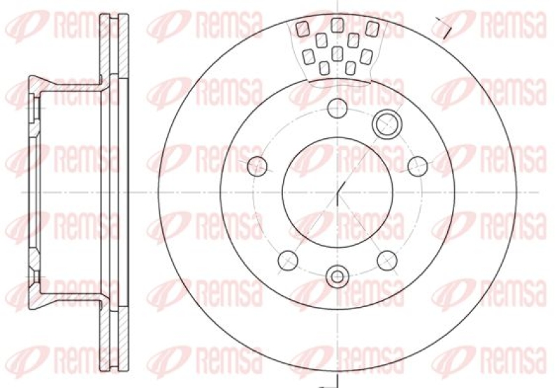 2x KAWE Brake Disc