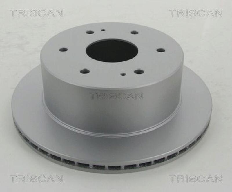 2x TRISCAN Brake Disc COATED