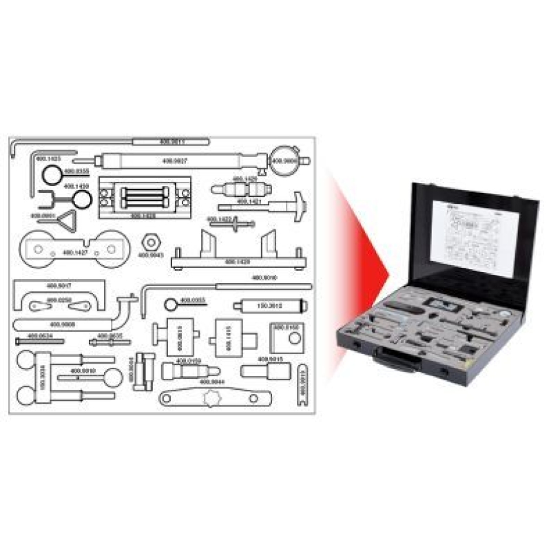 KS TOOLS Adjustment Tool Set, valve timing