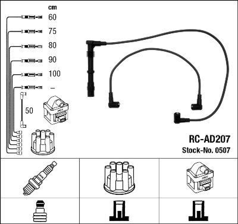 NGK Ignition Cable Kit