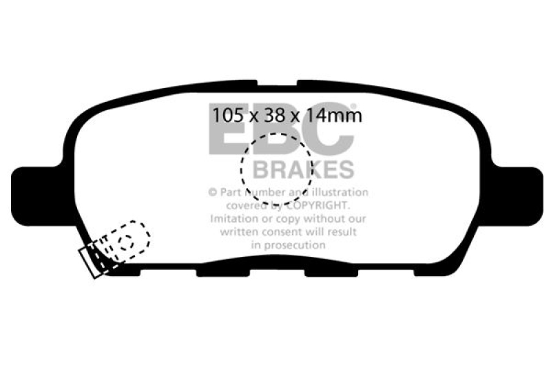 EBC Brakes Brake Pad Set, disc brake