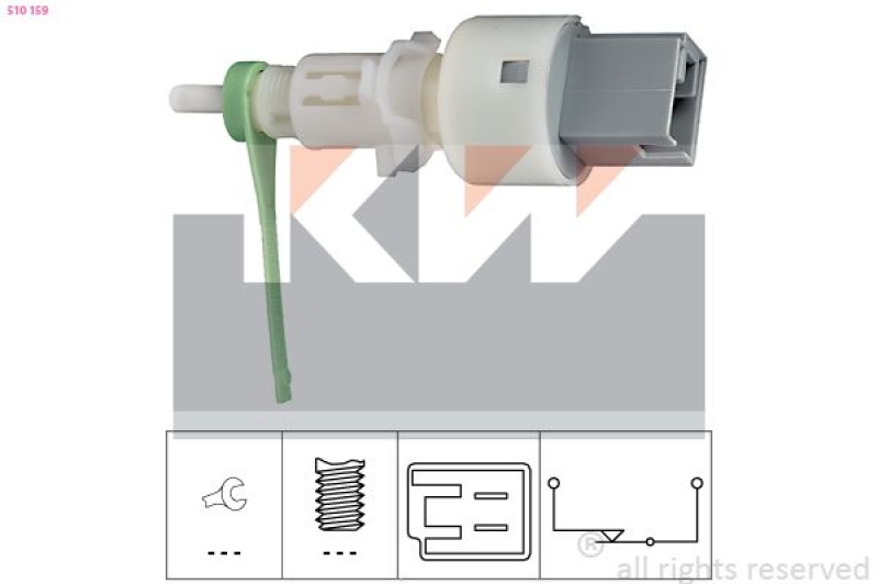 KW Schalter, Kupplungsbetätigung (GRA) Made in Italy - OE Equivalent