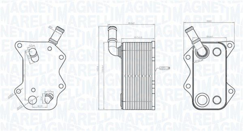 MAGNETI MARELLI Ölkühler, Motoröl