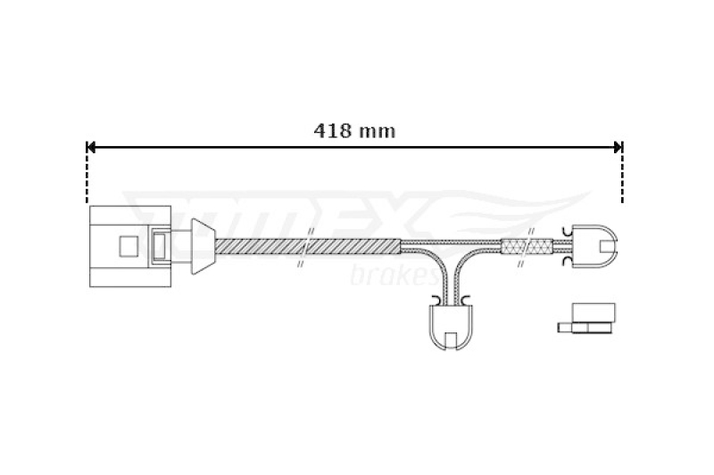 TOMEX Brakes Warnkontakt, Bremsbelagverschleiß