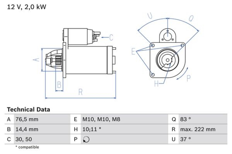 BOSCH Starter