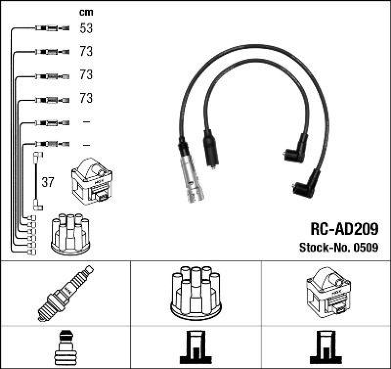 NGK Ignition Cable Kit