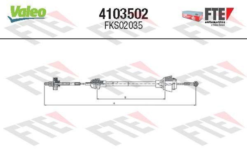 VALEO Seilzug, Kupplungsbetätigung FTE CLUTCH ACTUATION