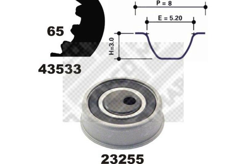 MAPCO Timing Belt Set