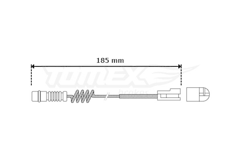 TOMEX Brakes Warnkontakt, Bremsbelagverschleiß