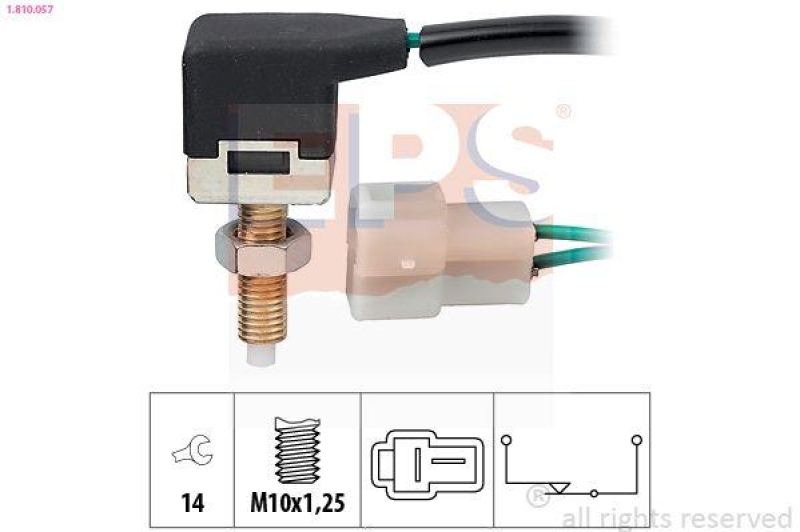 EPS Bremslichtschalter Made in Italy - OE Equivalent