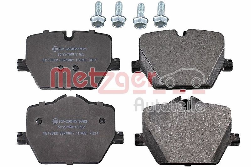 METZGER Brake Pad Set, disc brake GREENPARTS