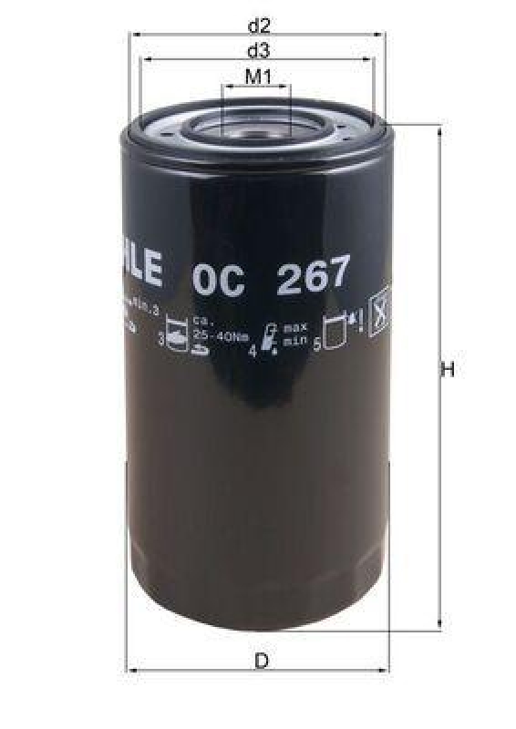 MAHLE Oil Filter