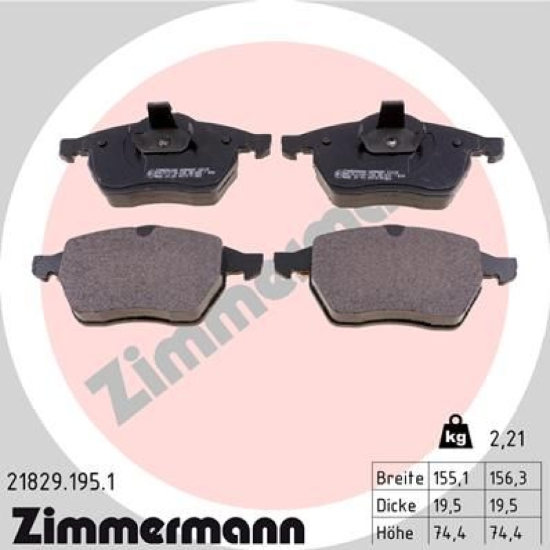 Zimmermann Sport Bremsscheiben + Zimmermann Bremsbeläge